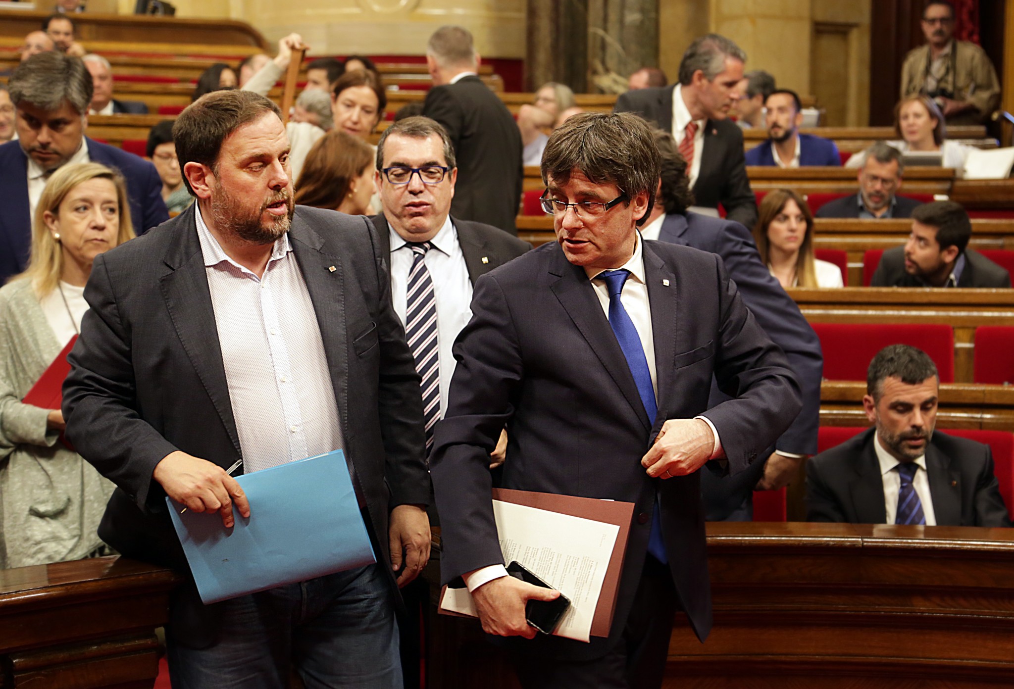 Oriol Junqueras i Carles Puigdemont