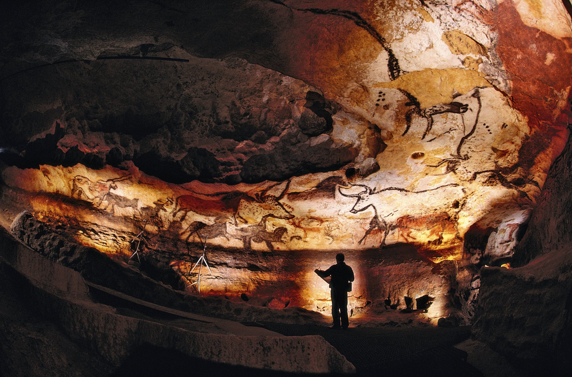 Cova de les Caums (Lascaux), a Occitània amb Toros i Cavalls, símbol de riquesa.
