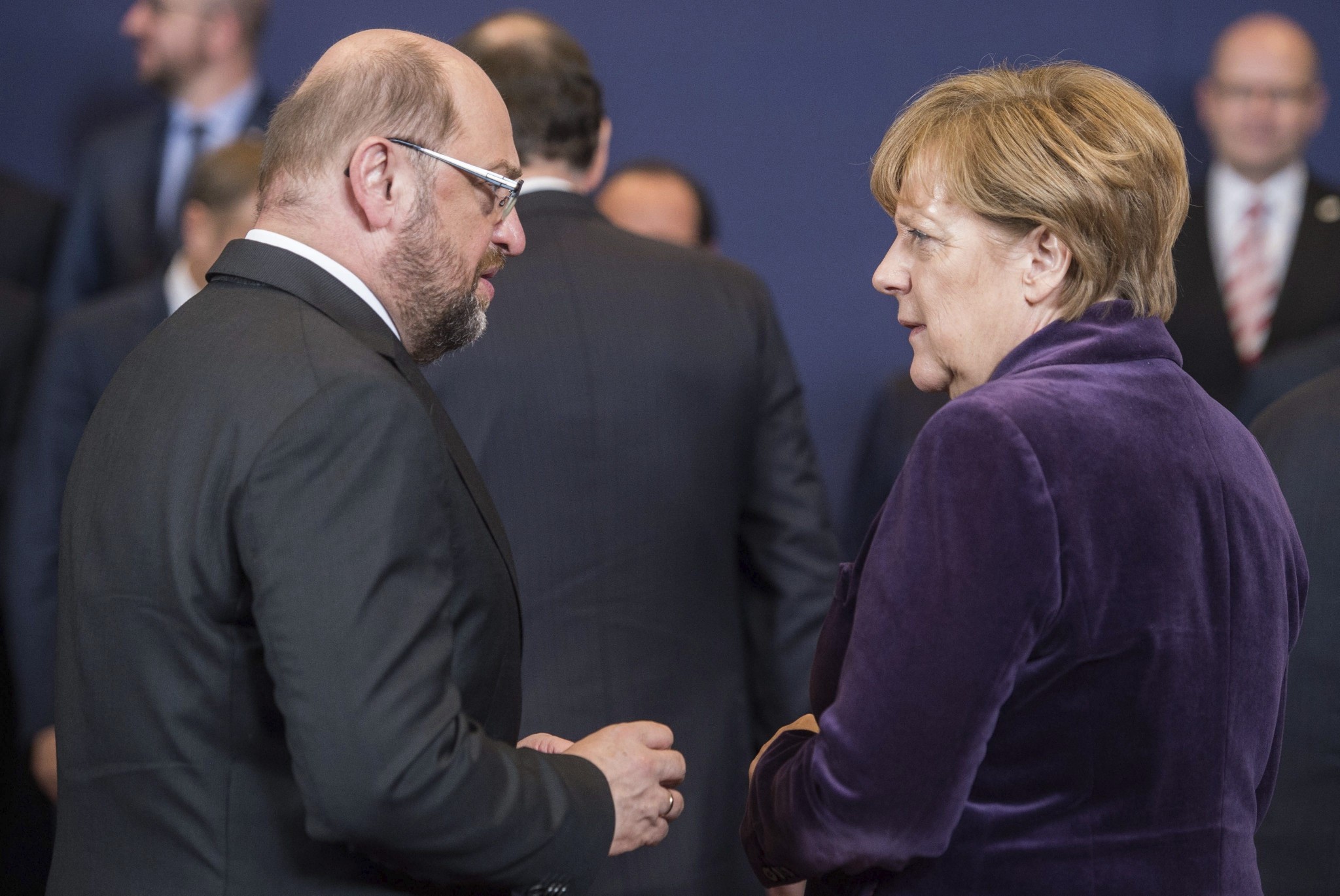 Schulz i Merkel