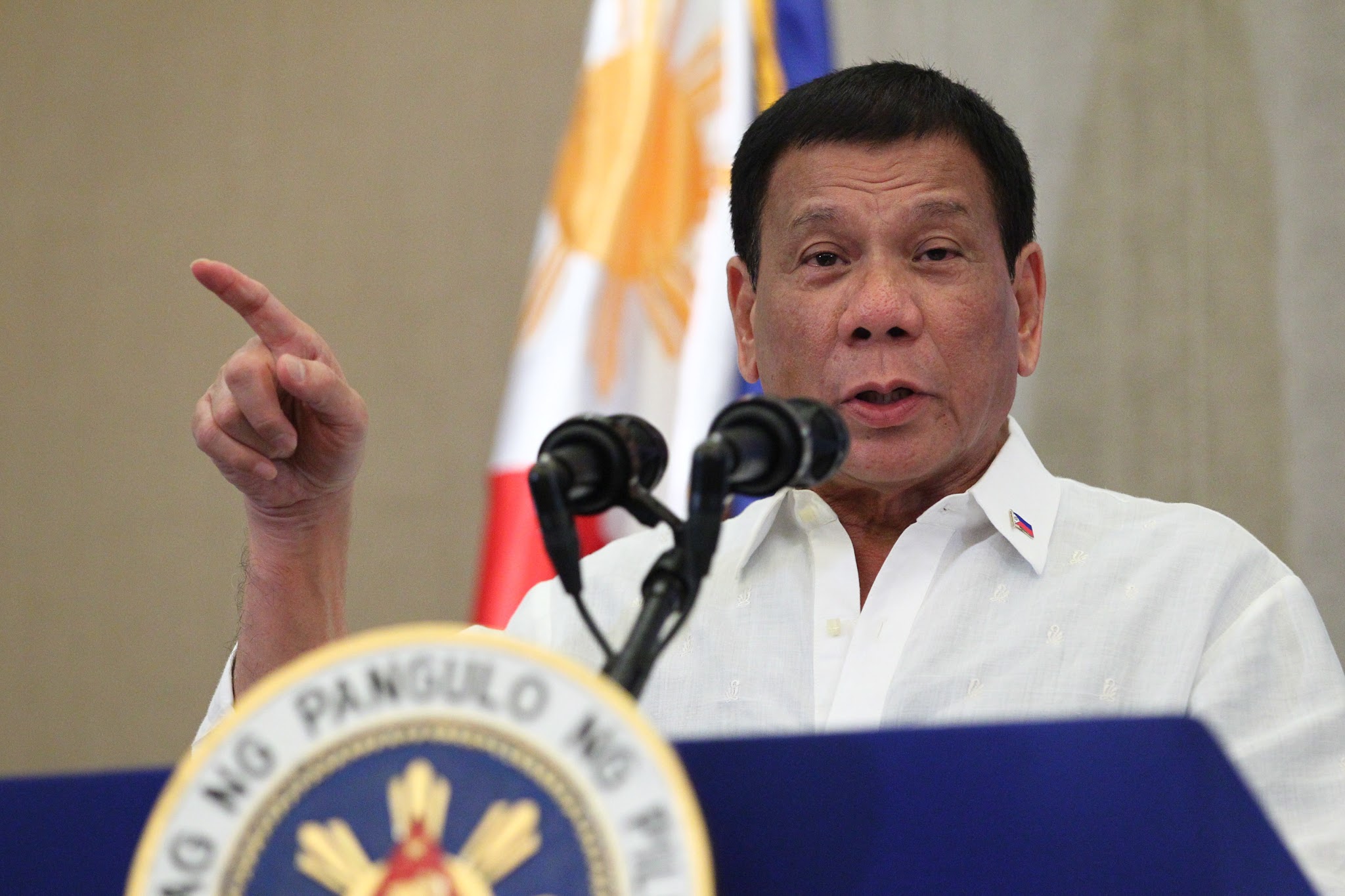 Rodrigo Duterte, president de Filipines.