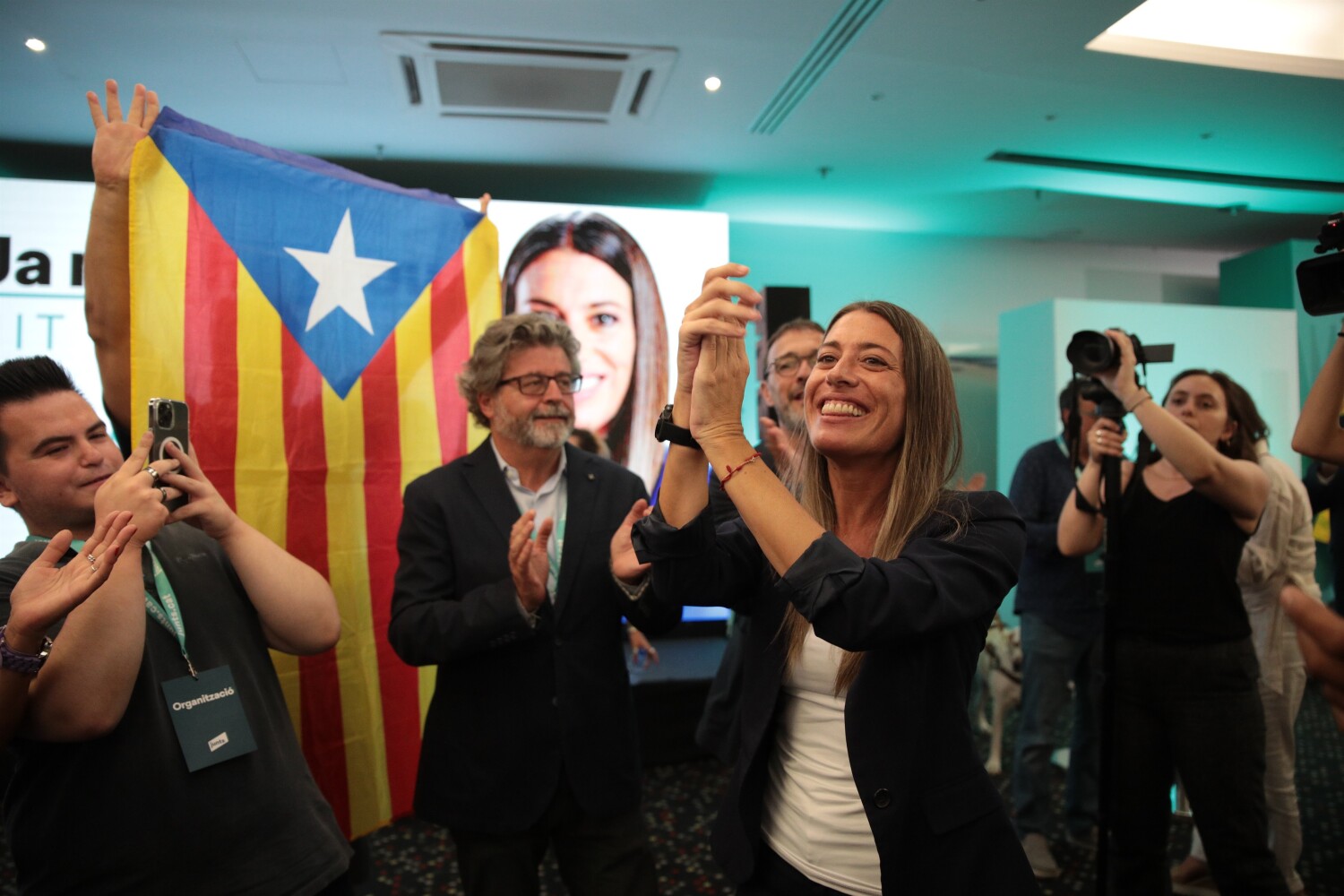 Míriam Nogueras Junts per Catalunya nit electoral