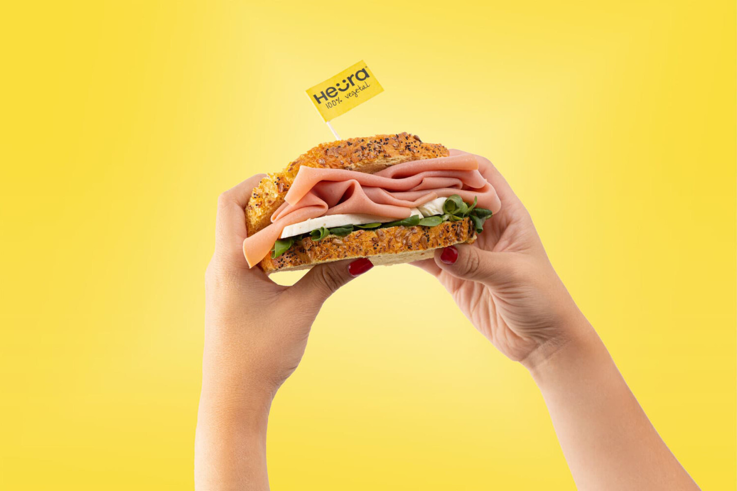 Producte vegà de la marca Heura.