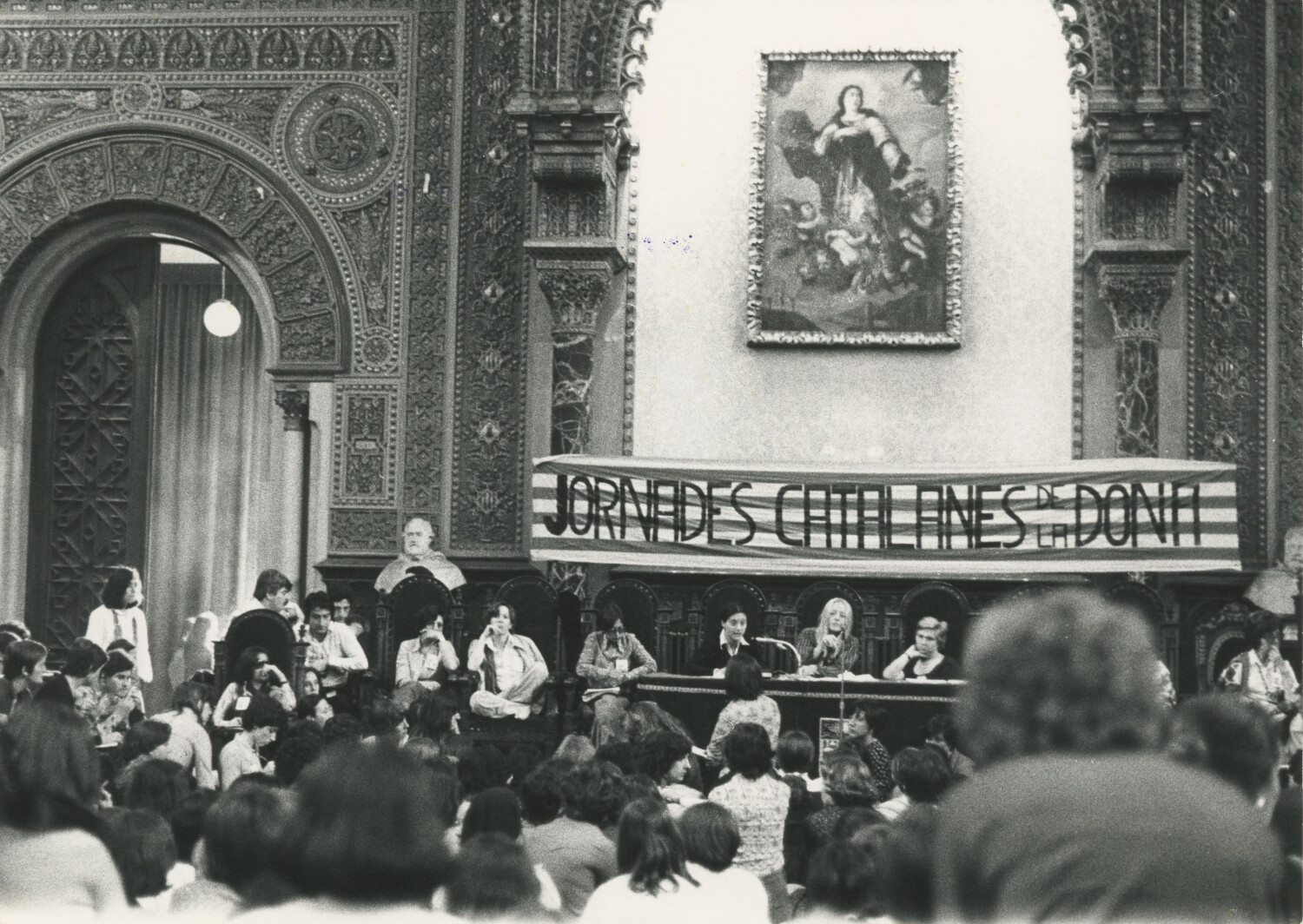 I Jornades Catalanes de la Dona, 1976. Autor G. Puig. Arxiu de la Democràcia. Arxiu gràfic revestisca Canigó