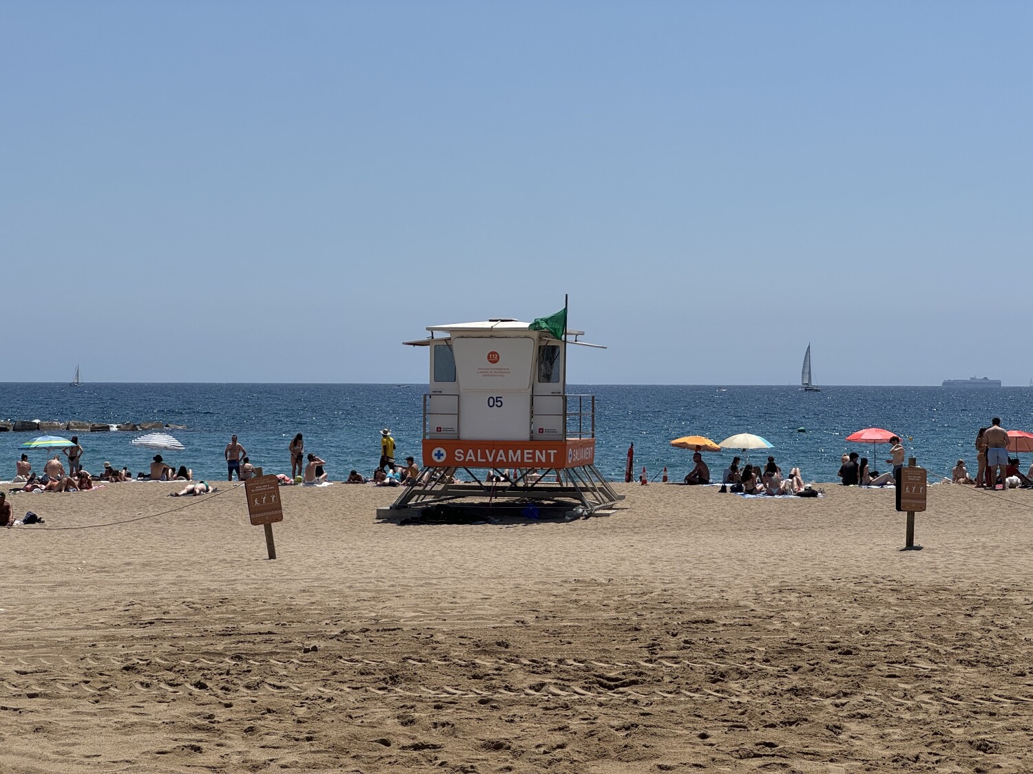 Socorrista platja Barcelona