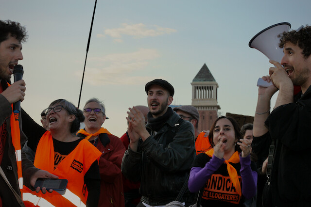 Manifestació pel preu dels lloguers del 5 d'abril de 2025
