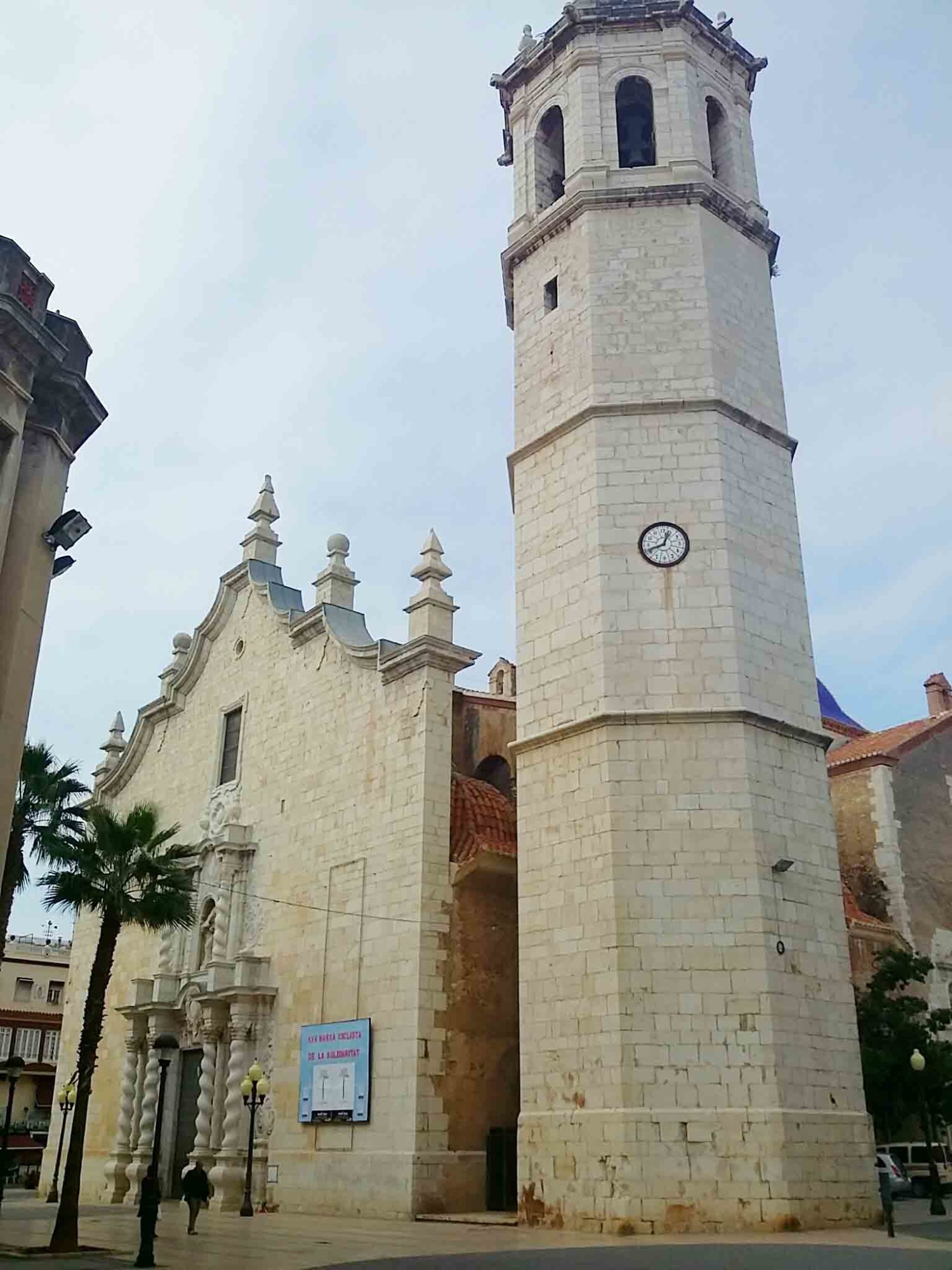 El campanar de Benicarló, que el Bisbat de Tortosa va inscriure al seu nom.