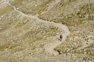 Baixant del coll de la Marrana