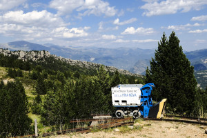 Tren miner de la Mina Nova