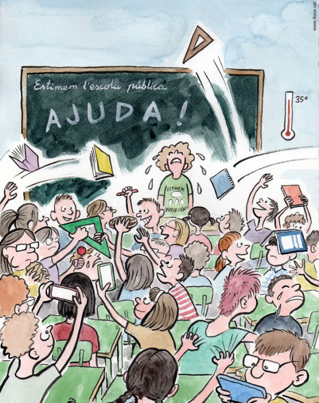 La lluita per l'escola pública