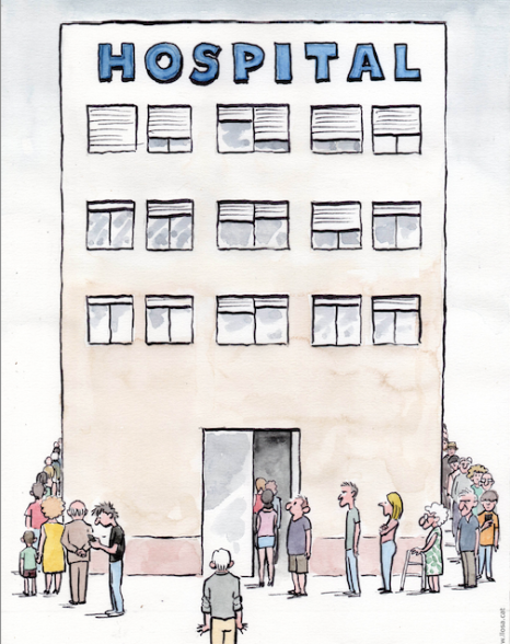 La sanitat, en llista d'espera