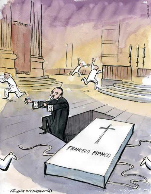 Marchena surt del Valle de los Caídos
