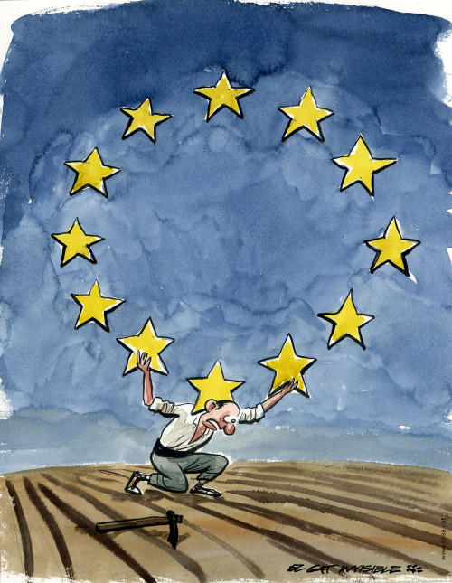 Els agricultors no poden amb Europa