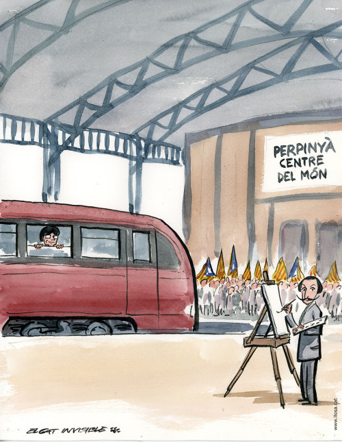 Dalí i Puigdemont es retroben a Perpinyà