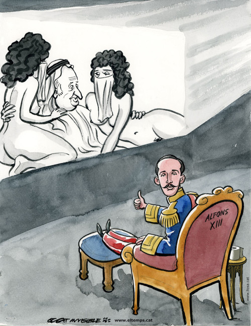 Alfons XIII, productor de porno