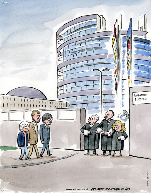 Els jutges bloquegen el Parlament europeu