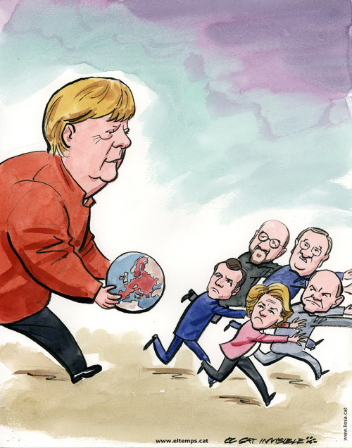 Merkel no pot delegar el seu càrrec