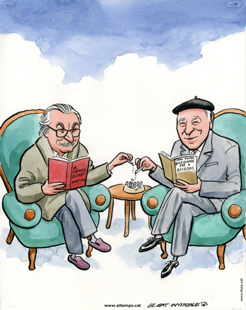 Joan Fuster i Josep Pla, al cel