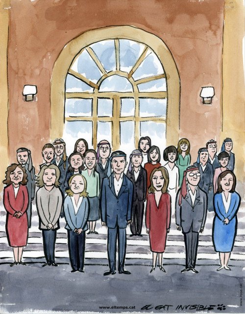 Amb la corbata al cap
