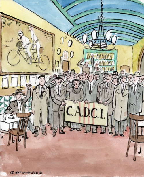 1727 El CADCI va nàixer al cafè Els Quatre Gats