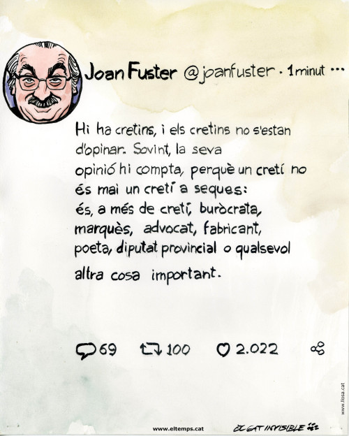 El centenari de Joan Fuster