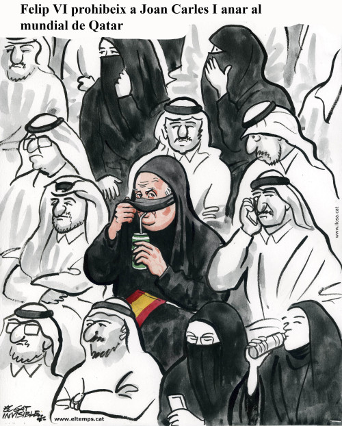 Joan Carles I a Qatar