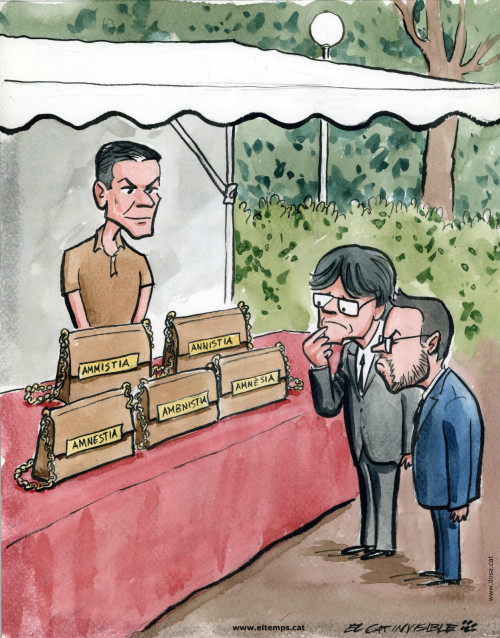 Sánchez vol vendre "l'amnistia"
