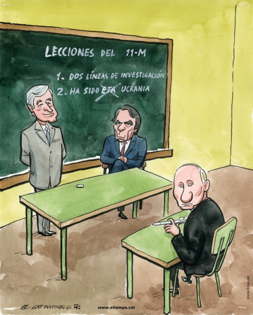 Aznar, mestre de Putin