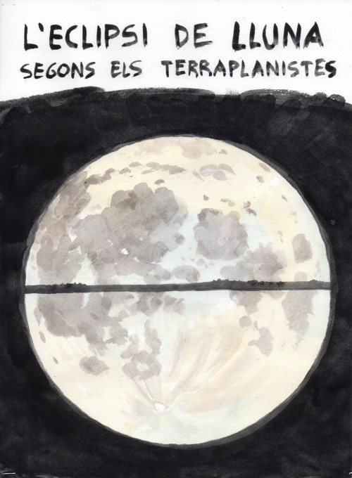 Llunes i terraplanistes