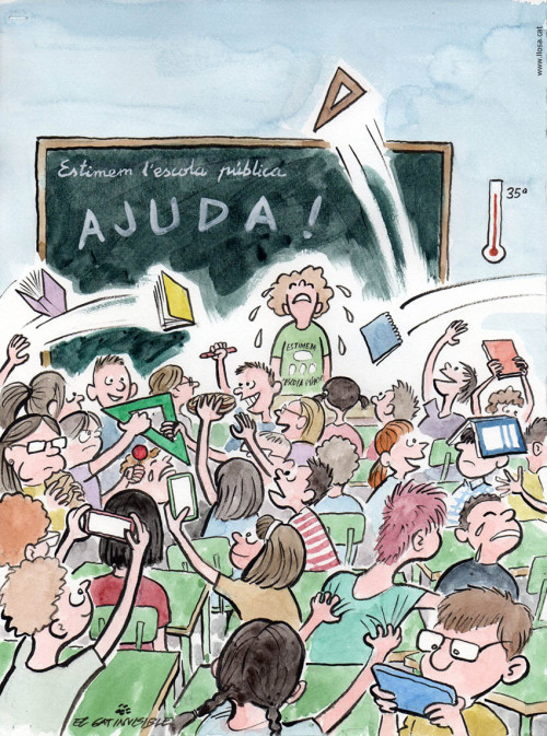 La lluita per l'escola pública