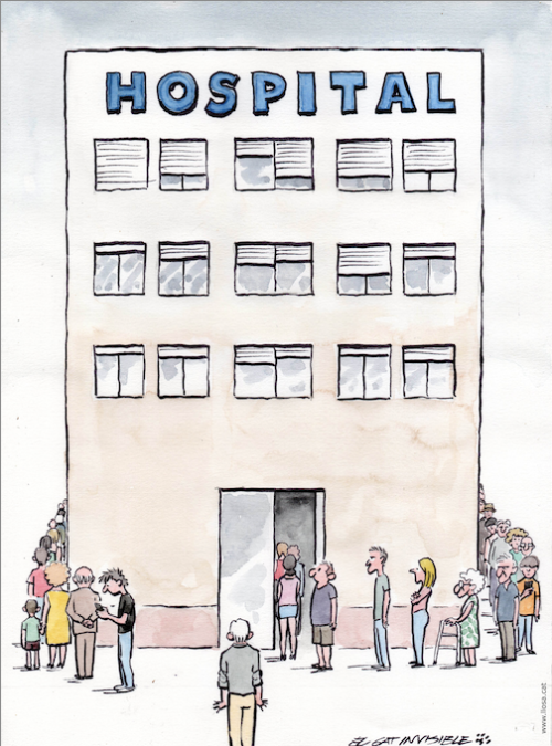 La sanitat, en llista d'espera