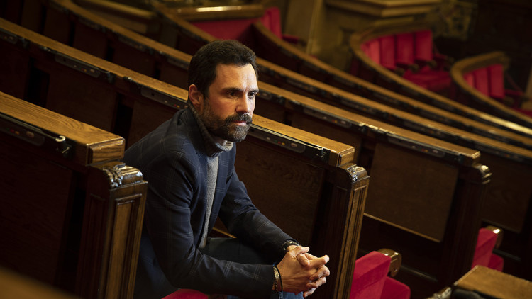 Roger Torrent, president del Parlament de Catalunya. Jordi Play