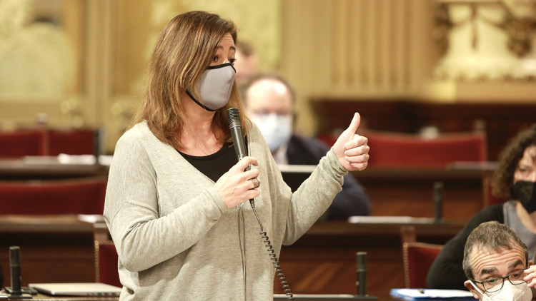 La presidenta de les Illes Balears, Francina Armengol, en una intervenció recent. Europa Press
