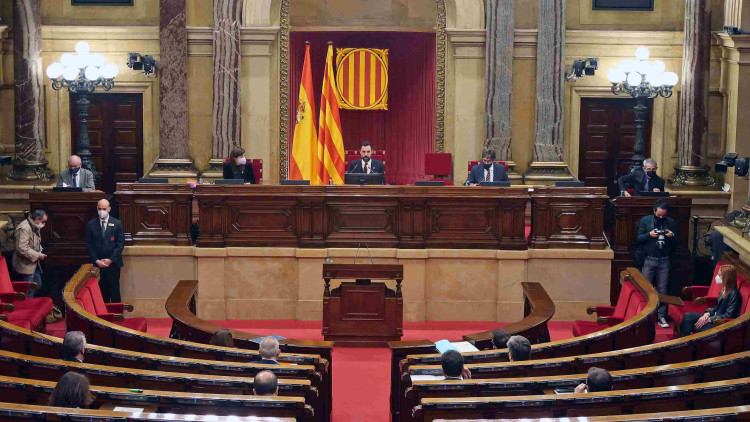 Parlament de Catalunya. Europa Press
