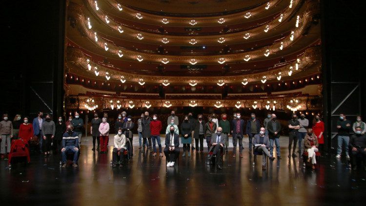 Presentació del projecte 'Opera prima', al Gran Teatre del Liceu. Agència Catalana de Notícies