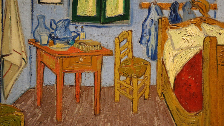L'habitació de Van Gogh a Arles (1889). Wikipedia