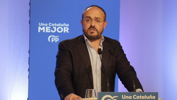 El cap de llista del PP català Alejandro Fernández. ACN