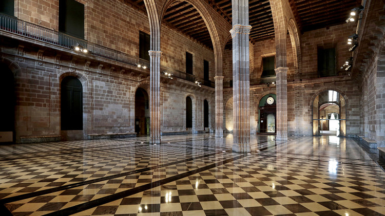 Saló de contractacions de la Llotja de Barcelona