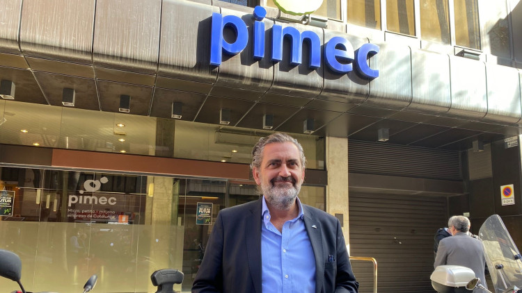 Pere Barrios, candidat a presidir PIMEC amb la candidatura Eines PIMEC, impulsada des de l'ANC. Europa Press