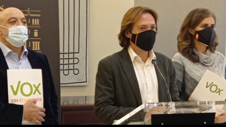 Dirigents de Vox a les Illes Balears. Europa Press
