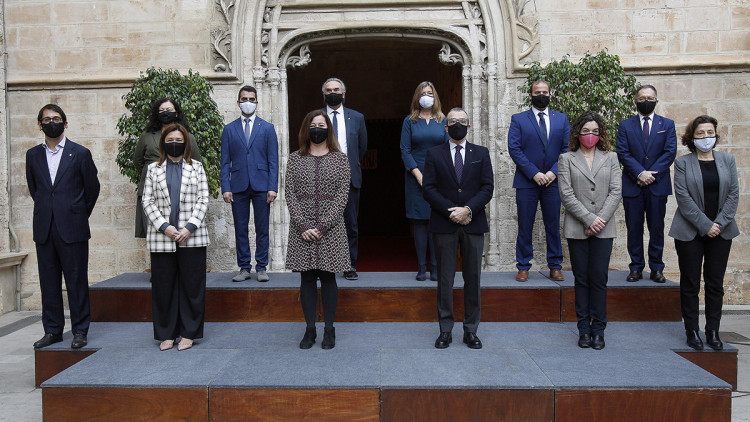 Els nous integrants del Govern balear. Europa Press