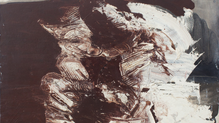 Rafael Canogar. Pintura no 78, 1961. Oli sobre tela. Cortesia Galeria Mayoral