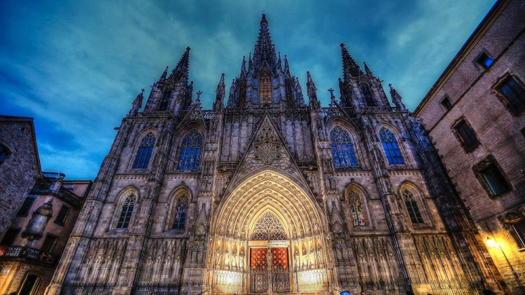 La Catedral de Barcelona.