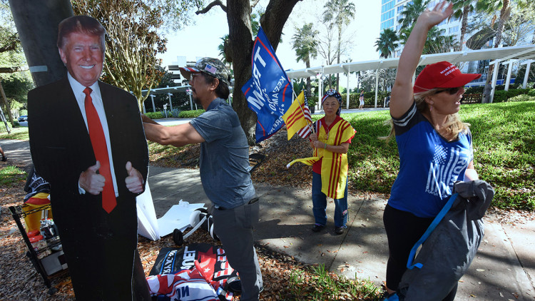 Acte trumpista a Florida aquest passat mes de febrer. Europa Press