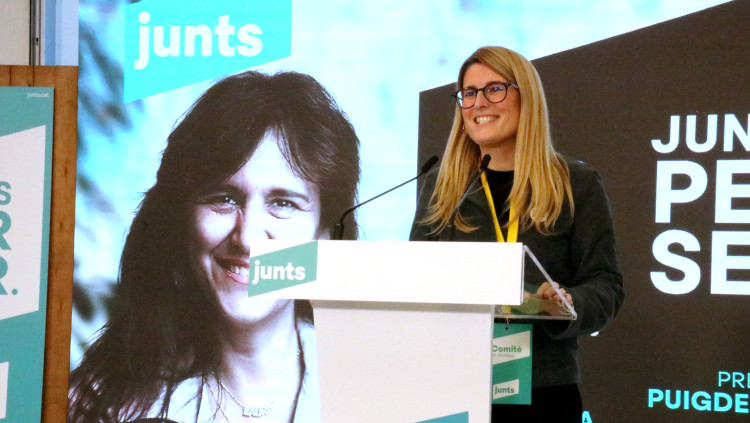 La portaveu de Junts per Catalunya, Elsa Artadi. Agència Catalana de Notícies