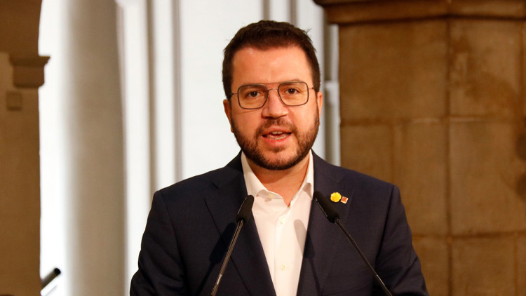 El vicepresident Pere Aragonès. Agència Catalana de Notícies