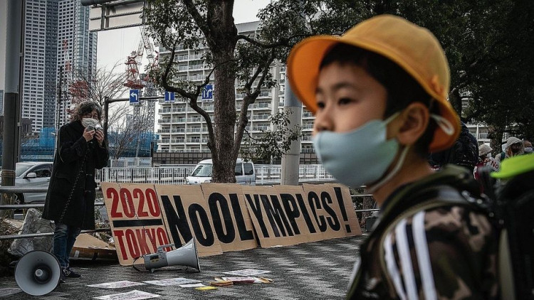 Protesta contra els jocs olímpics de Tòquio. Der Spiegel