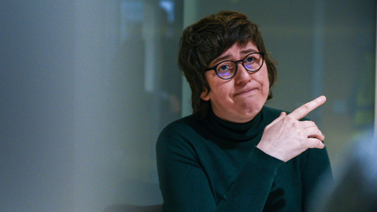La coordinadora general de Podem al País Valencià i síndica a les Corts, Pilar Lima.. Europa Press