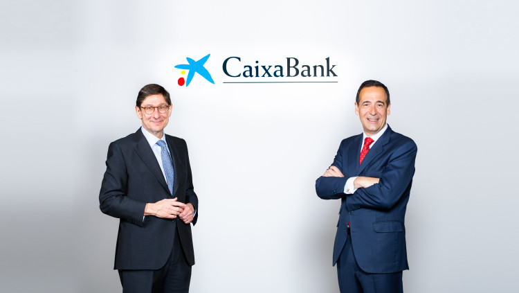 Jose Ignacio Goirigolzarri, president de CaixaBank, i Gonzalo Gortázar, conseller delegat de CaixaBank| CaixaBank