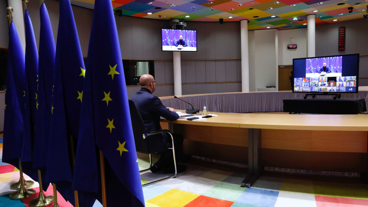 Pla general del president del Consell Europeu, Charles Michel. Agència Catalana de Notícies