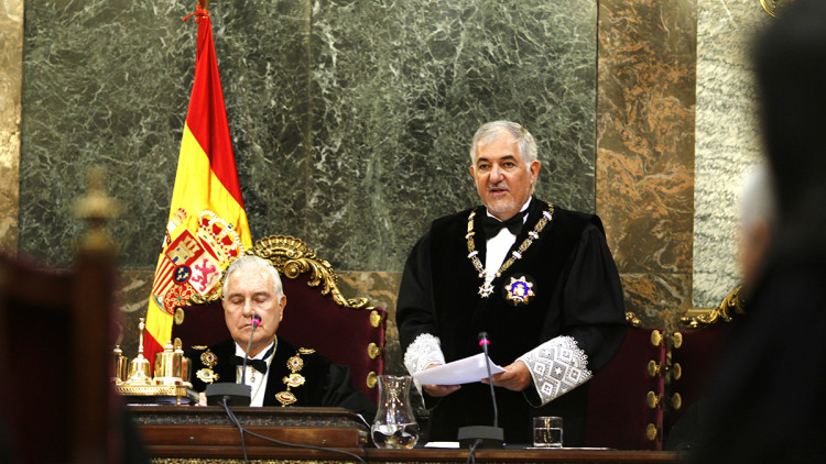 Cándido Conde-Pumpido en l'obertura de l'any judicial el 2011. Europa Press